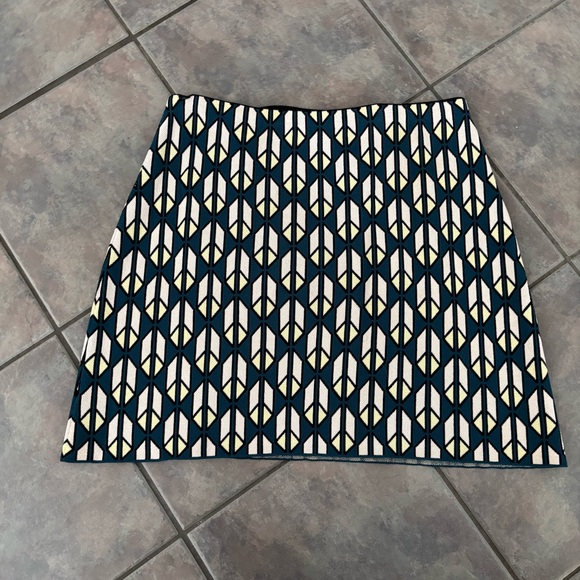 RACHEL Rachel Roy Blue and Cream Knit Top - Picture 8 of 9